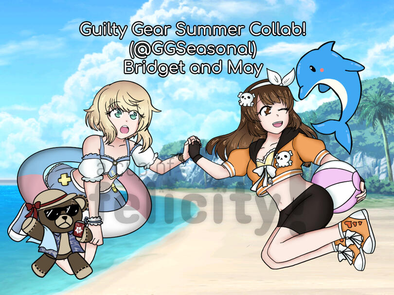 Summer Bridget and Summer May | Guilty Gear Summer Collab [2023]
