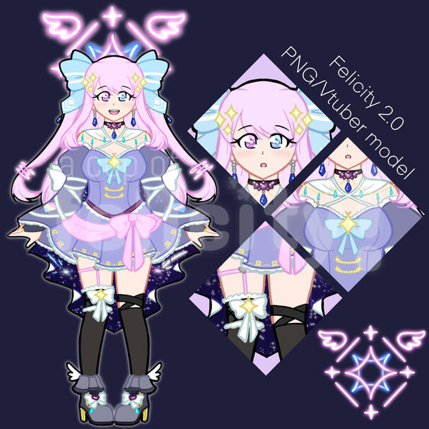 Felicity 2.0 PNGtuber model [2023]